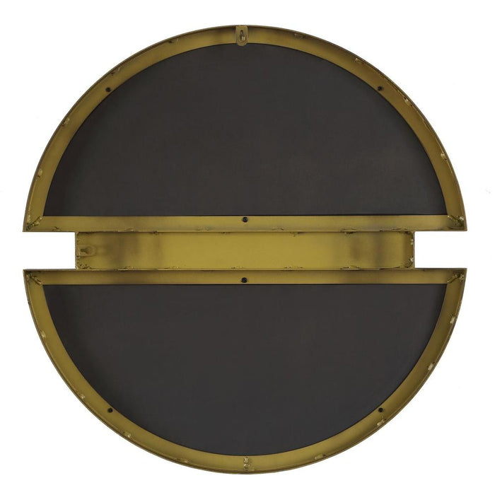 Uttermost Hanover Two-Mirrored Halves Round Wall Mirror