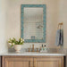Uttermost Coralie Teal & Green Ceramic Wall Mirror