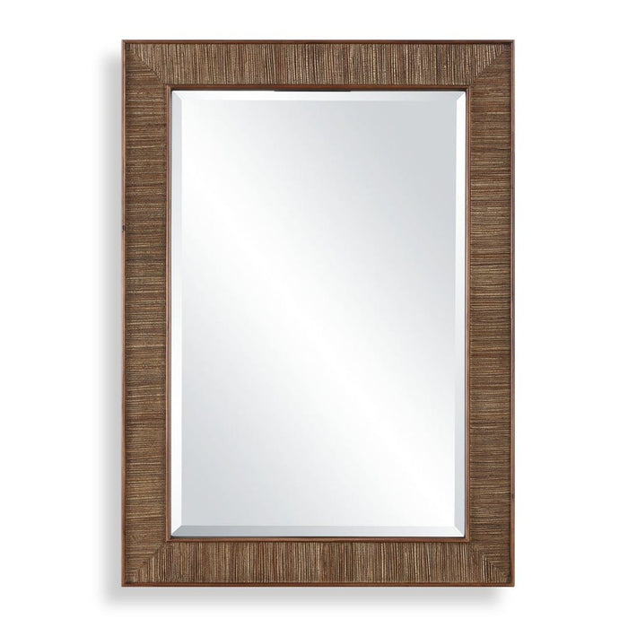 Uttermost Aldous Walnut & Jute Wall Mirror
