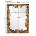 Uttermost Abraham Tamarind Wood Wall Mirror