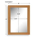 Uttermost Bishop Oak Wall Mirror