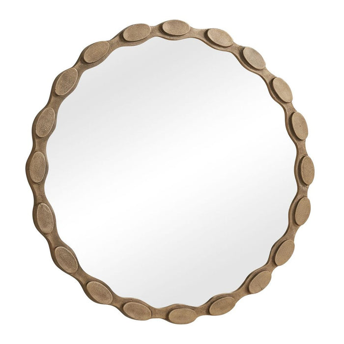Uttermost Marietta Brass Round Wall Mirror