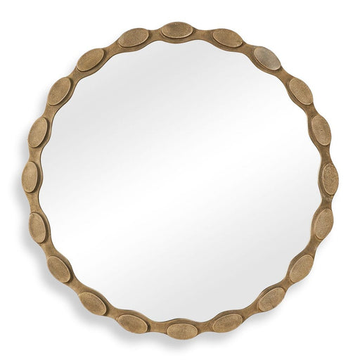 Uttermost Marietta Brass Round Wall Mirror