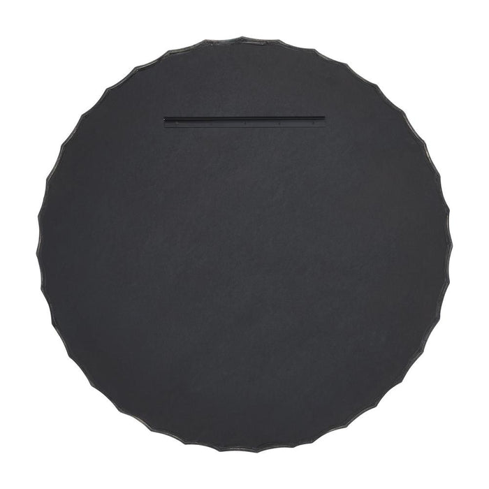 Uttermost Grander Black Round Wall Mirror