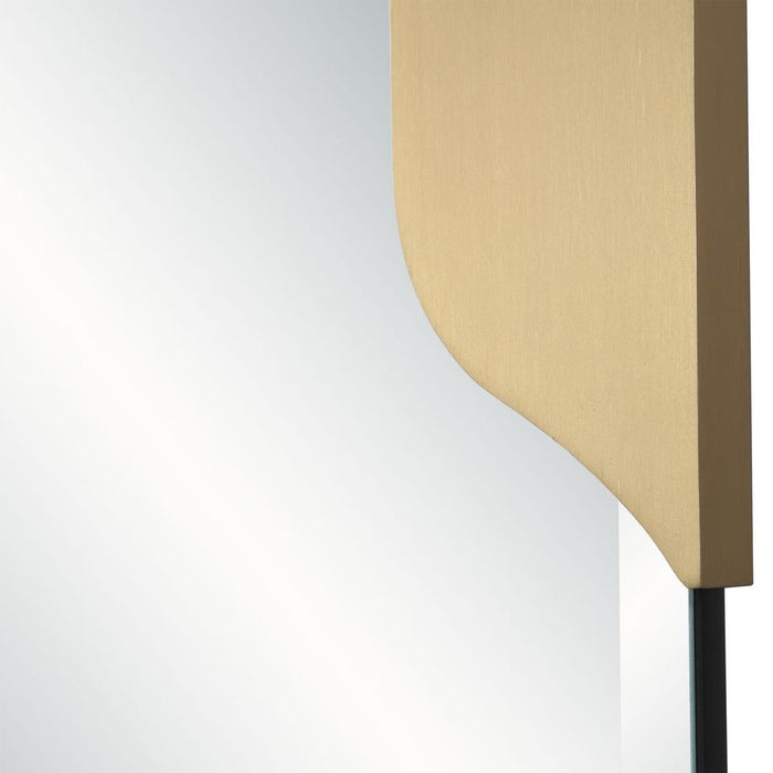 Uttermost Makari Brass Accent Wall Mirror