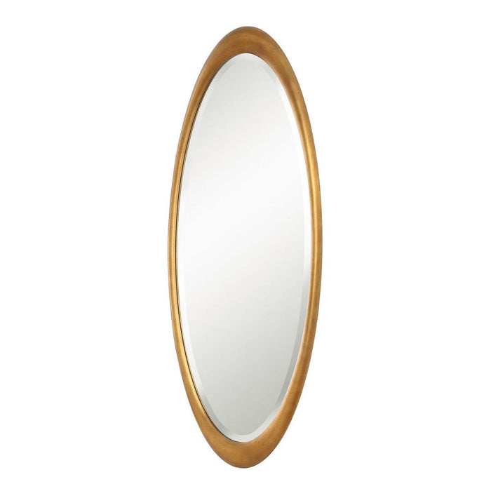 Uttermost Sonic Golden Bronze Oval Wall Mirror