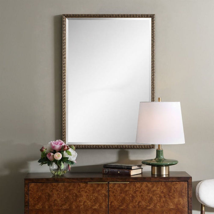 Uttermost Ashbourne Aged Bronze Wall Mirror