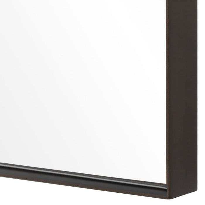 Uttermost Angelo Grid Bronze Full Length Wall Mirror