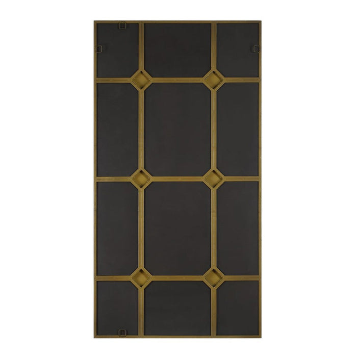 Uttermost Angelo Grid Bronze Full Length Wall Mirror