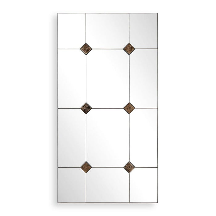 Uttermost Angelo Grid Bronze Full Length Wall Mirror