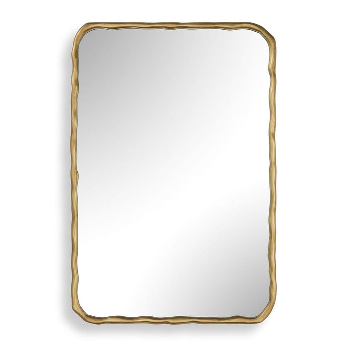 Uttermost Nola Antique Gold Leaf Rectangular Wall Mirror