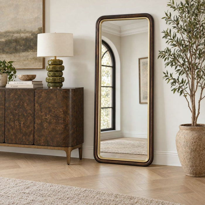 Uttermost Baxter Two-Toned Tall Wall Mirror