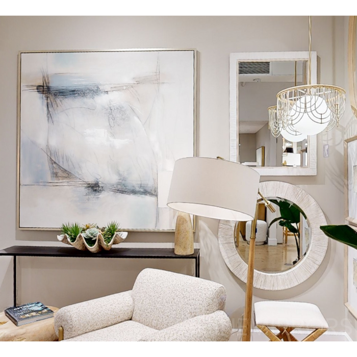 Uttermost Repose Round Wall Mirror