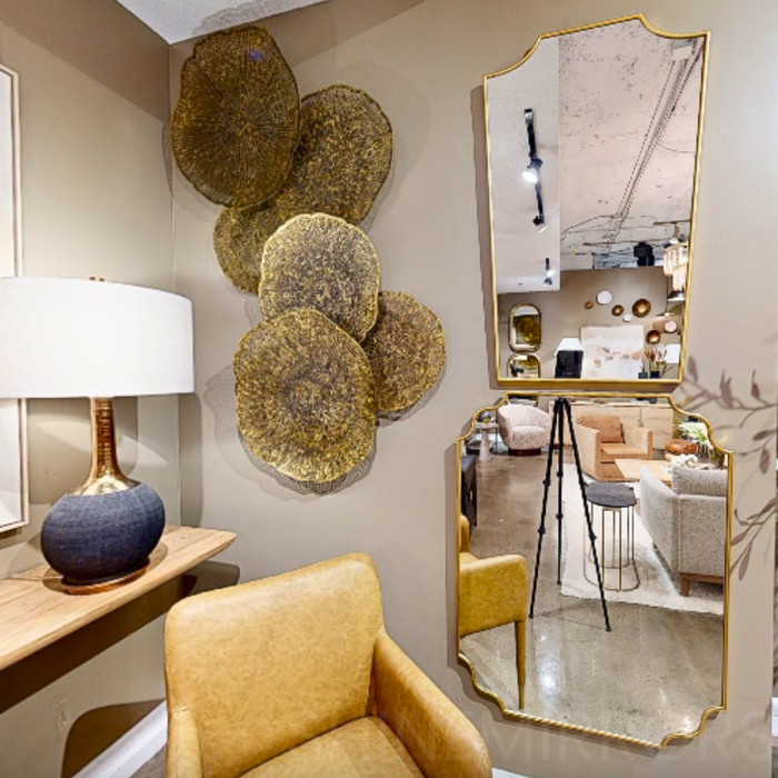 Uttermost Demure Antique Gold Wall Mirror
