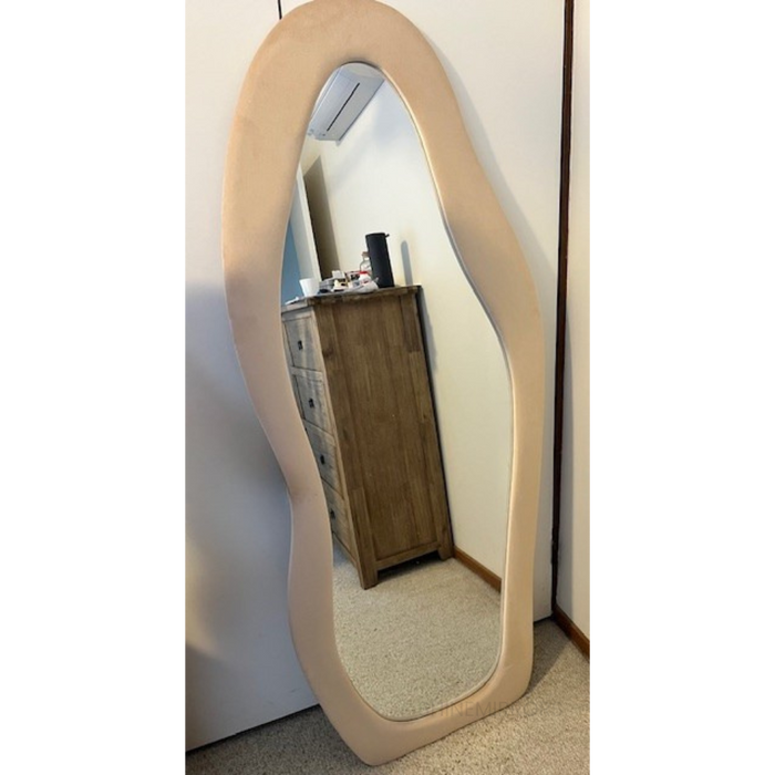 Blakely Cream Wave Full Length Wall Mirror
