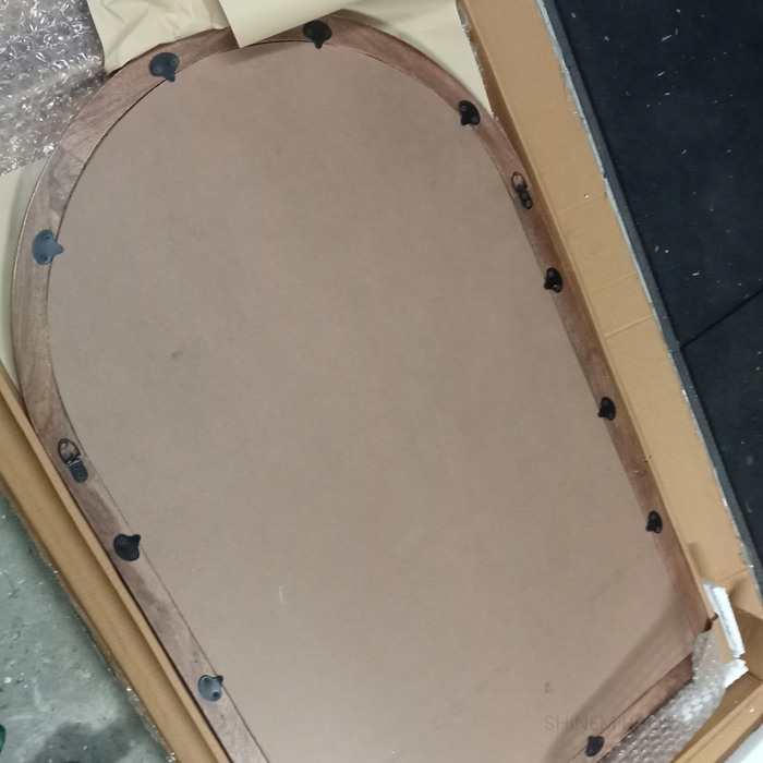 Lancy Arched Natural Mirror
