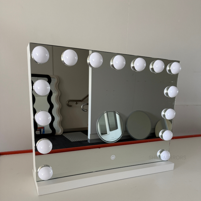 Adriana Rectangular Hollywood Frontlit LED Table Mirror - For Clearance