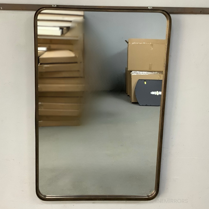 Brazon Bronze Metal Mirror