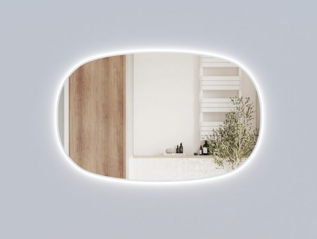 Valerie Horizontal Backlit LED Bathroom Mirror- Framed Options