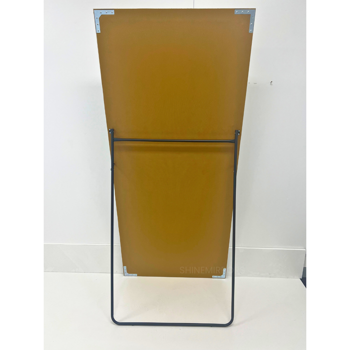 Rochelle Rectangle Black Full Length Mirror With Back Stand — SHINE ...