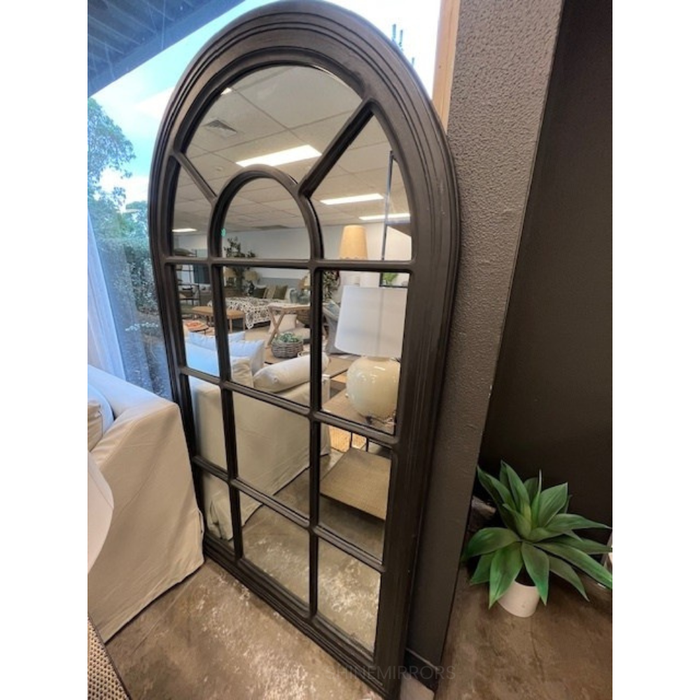 Agathon Black Arch Wall Mirror