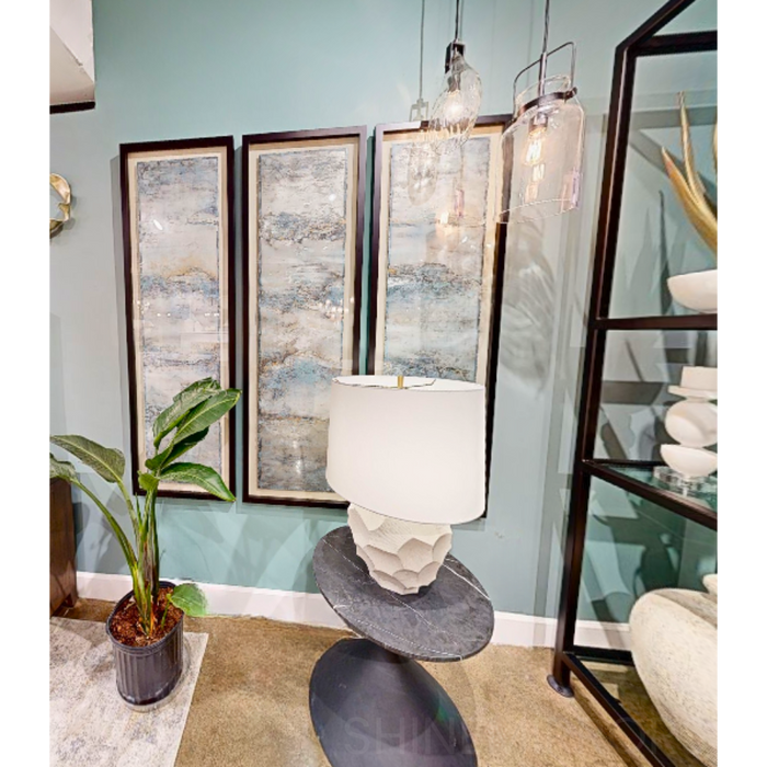 Uttermost Ocean Swell Painted Metal Art, Set Of 3