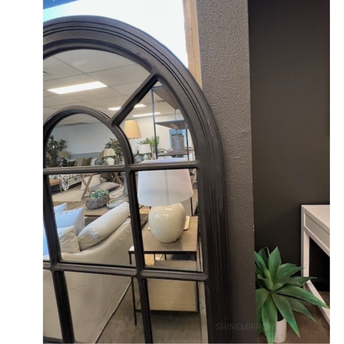 Agathon Black Arch Wall Mirror