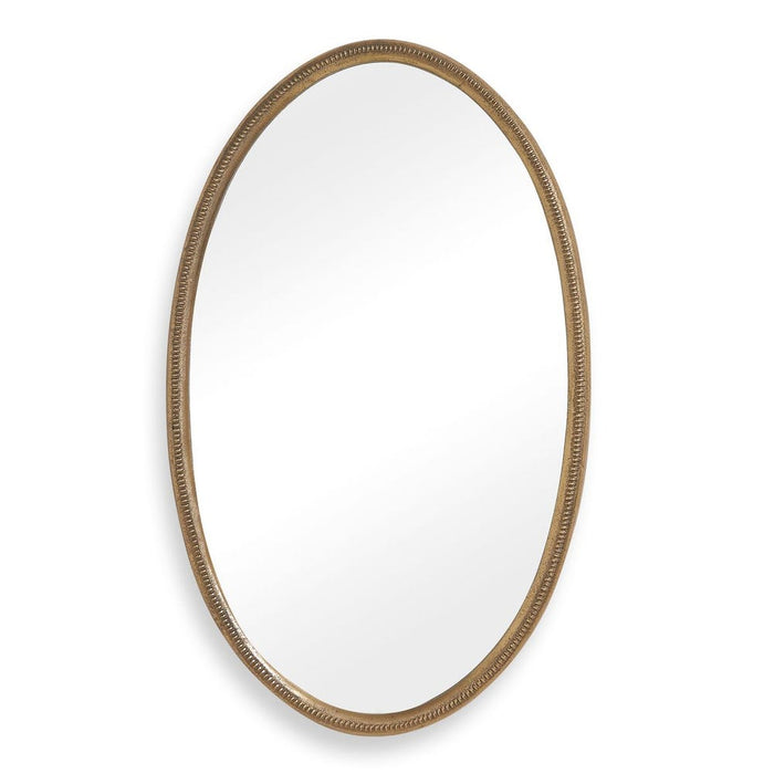 Uttermost Ellis Antique Brass Oval Mirror