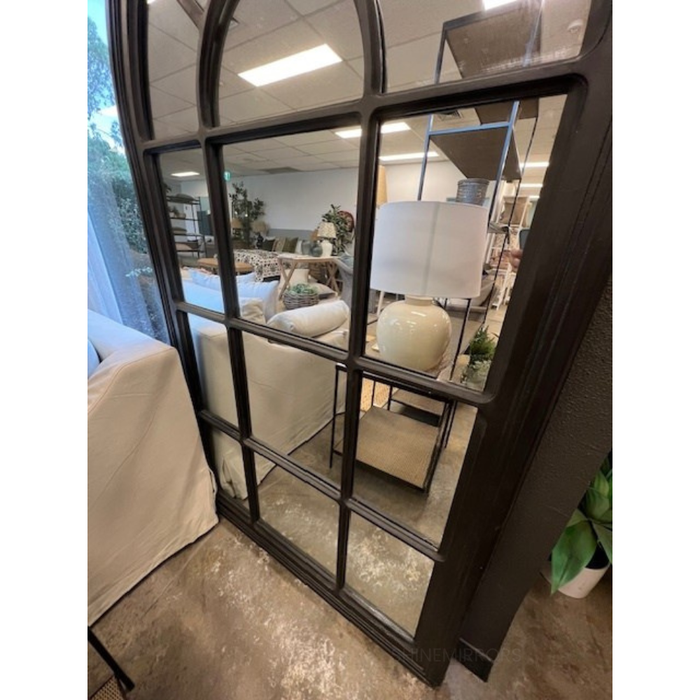 Agathon Black Arch Wall Mirror