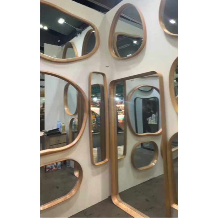 Anika Full Length Oak Wall Mirror