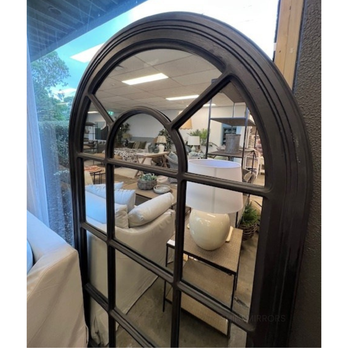 Agathon Black Arch Wall Mirror