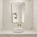 Lunara Scalloped Gold Wall Mirror