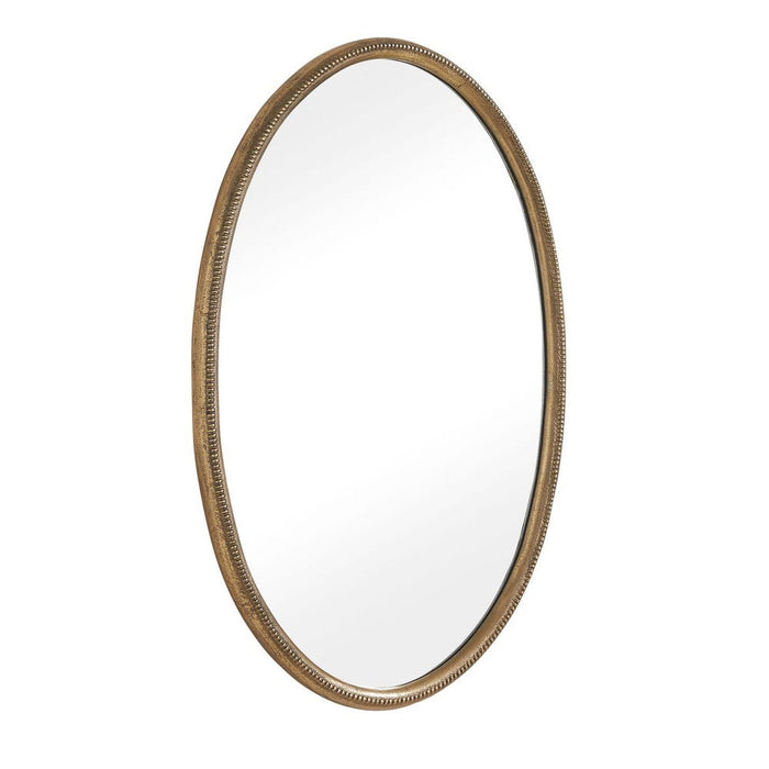 Uttermost Ellis Antique Brass Oval Mirror