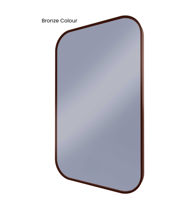 Ace Curved Corners Bronze Backlit LED Mirror