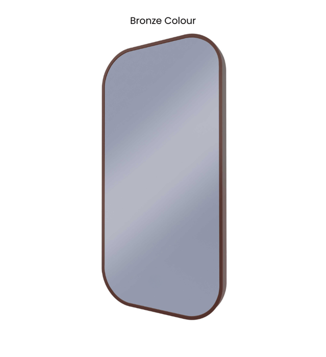 Ace Curved Corners Bronze Backlit LED Mirror