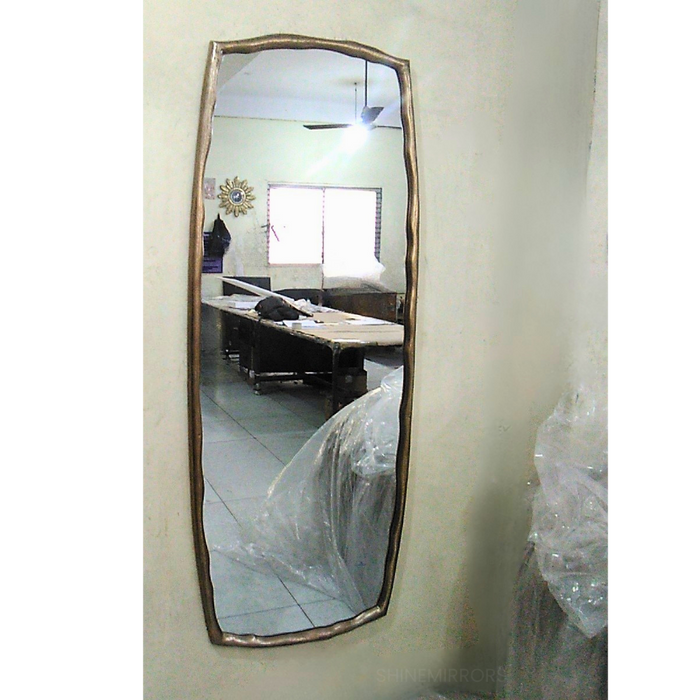 Uttermost Adair Antique Brass Tall Mirror