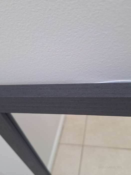 Adan Grey Black Wall Mirror