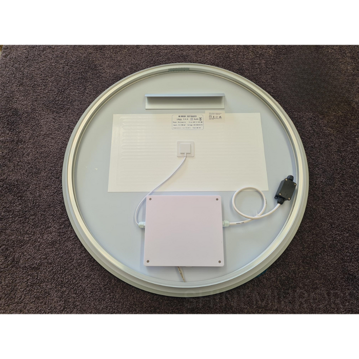 Alessio Round Backlit LED Mirror with Adjustable LED Colour and Wave Motion Sensor