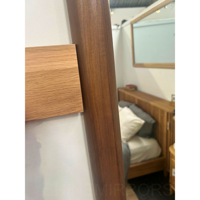 Alicia Brown Teak Large Wall Mirror