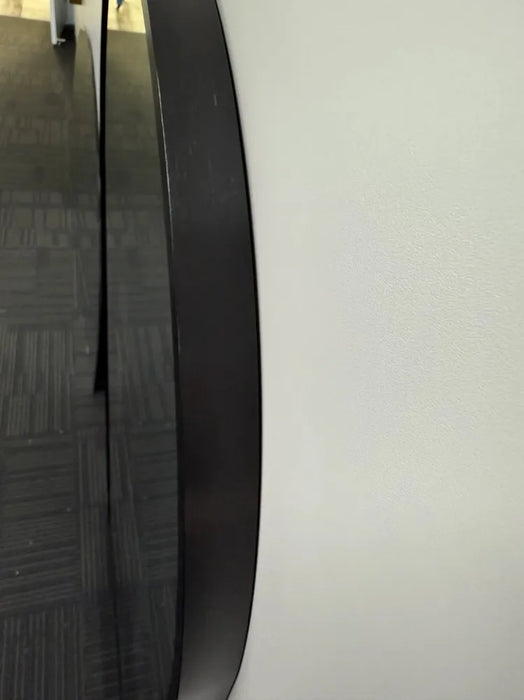 Alkin Arched Black Framed Wall Mirror