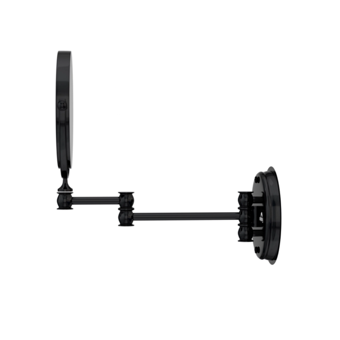 Ami Matte Black Shaving Mirror with 1x and 5x Magnification