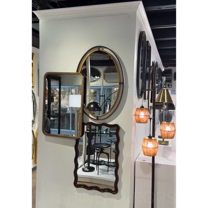 Anara Antique Bronze Wall Mirror