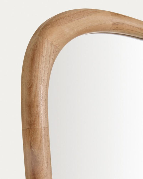 Aranda Teak Full-Length Natural Wall Mirror