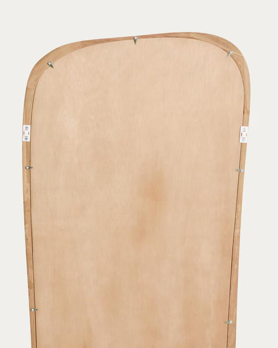 Aranda Teak Full-Length Natural Wall Mirror