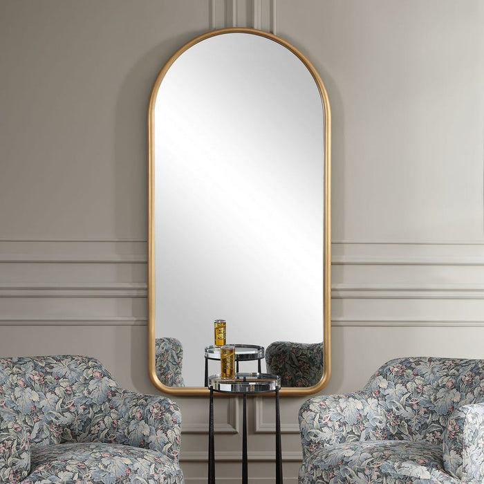 Uttermost Marvell Arch Antique Gold Mirror