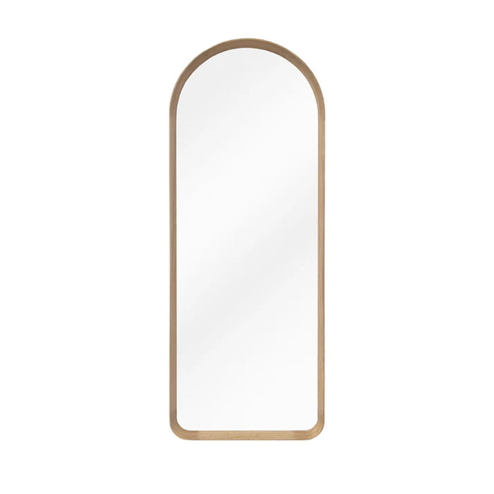 Nedala Full Length Arched Wall Mirror With Curved Corners