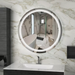 Arisa LED Round Frameless Bathroom Wall Mirror