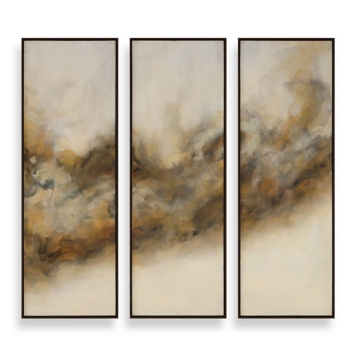 Uttermost Smoke Break Hand Painted Canvases, Set of 3