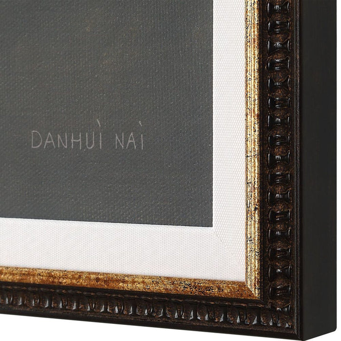 Uttermost Florals on Black Framed Prints, Set of 4