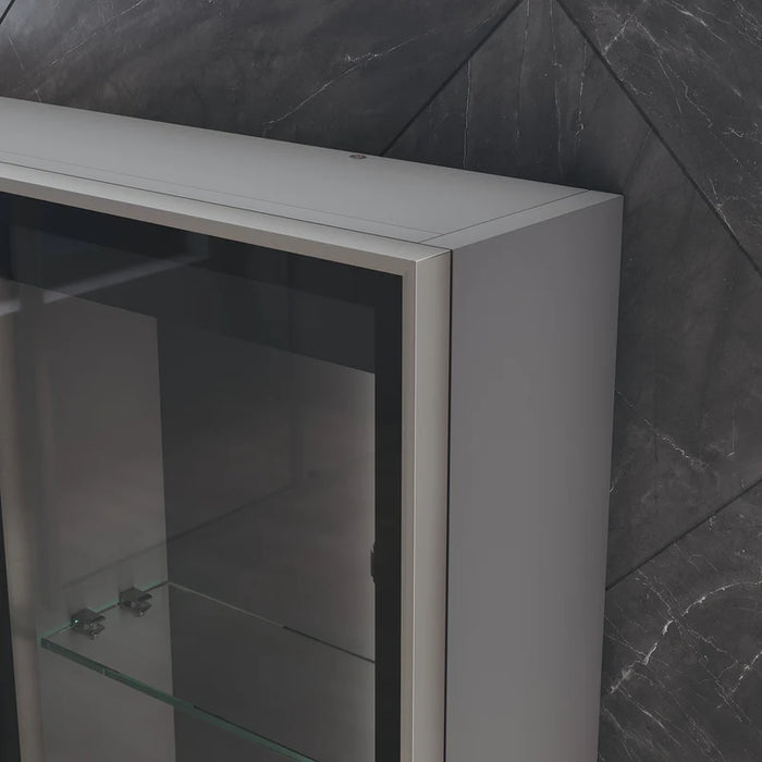 Aubri LED Bathroom Cabinet Mirror 2-Door